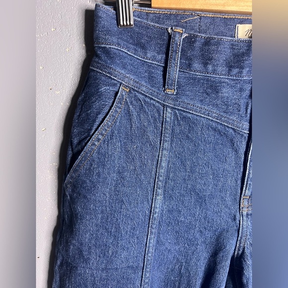 Madewell The Perfect Vintage Straight Jean in Greenhaven Wash: Seamed Version - Picture 5 of 11